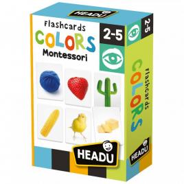 Joc montessori cu cartonase - sa invatam culorile