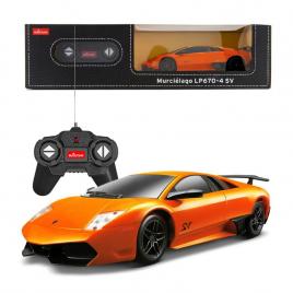 Masina cu telecomanda lamborghini murcielago lp670 portocaliu scara 1:24