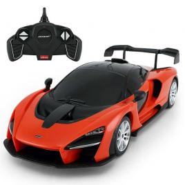 Masina cu telecomanda mclaren senna portocaliu scara 1:18