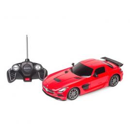 Masina cu telecomanda mercedes-benz sls amg rosu cu scara 1:18
