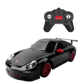 Masina cu telecomanda porsche cayenne turbo negru scara 1:24