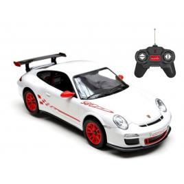 Masina cu telecomanda porsche gt3 rs alb cu scara 1:24