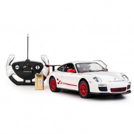 Masina cu telecomanda porsche gt3 alb scara 1:14