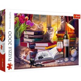 Puzzle trefl 2000 noaptea pisicilor