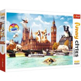 Puzzle trefl 1000 piese - catelusi la londra