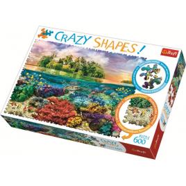Puzzle trefl cu piese ciudate - insula exotica 600 piese