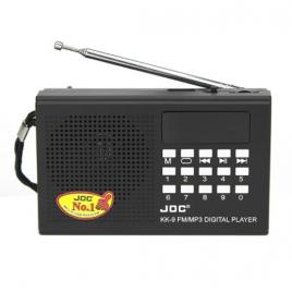 Radio fm digital cu player mp3 compact, slot tf, usb si lcd, baterie reincarcabila, 12 x 7 cm