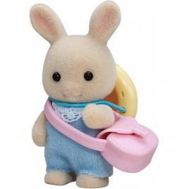 Figurina sylvanian families cu accesorii - bebe iepuras milk
