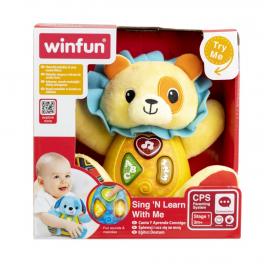Jucarie bebe winfun - canta si invata cu leul caesar