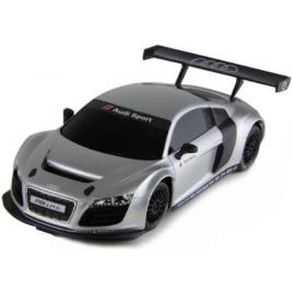 Masina cu telecomanda audi r8 argintiu cu scara 1:24