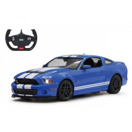 Masina cu telecomanda ford shelby gt500 albastru cu scara 1:14