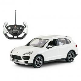 Masina cu telecomanda porsche cayenne turbo alb scara 1:14