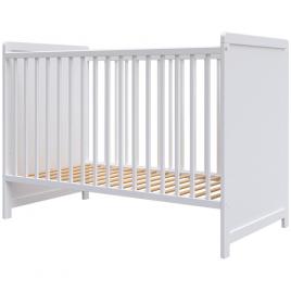 Patut copii din lemn hubners paula 120x60 alb