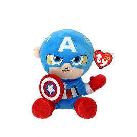 Plus ty 15 cm beanie babies soft marvel captain america