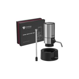 Battery operated electric wine dispenser with stainless steel tube