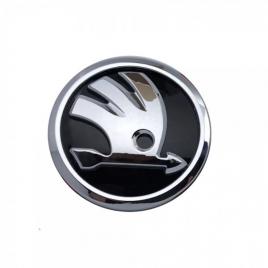 Emblema skoda, montare pe capota, 78mm