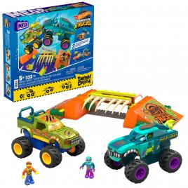 Hot wheels monster truck mega bloks set mega wrex