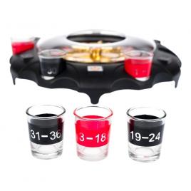 Joc ruleta electronica cu 6 pahare tip shot, 2 bile, 27cm