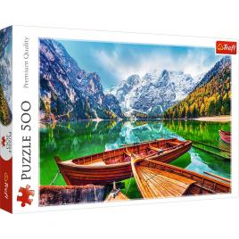 Puzzle trefl 500 lacul braies italia