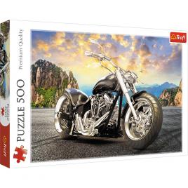 Puzzle trefl 500 motocicleta neagra