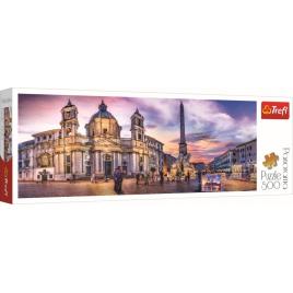 Puzzle trefl 500 panorama piata navona din roma