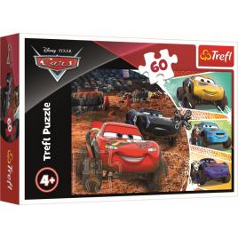 Puzzle trefl 60 fulger mcqueen cu prietenii