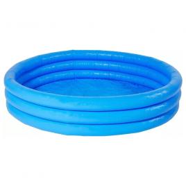 Piscina gonflabila rotunda, 188 x 46 cm, vinil, albastra, 3 inele