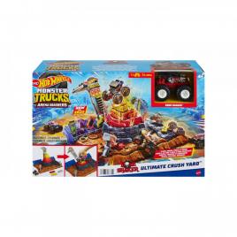 Hot wheels monster trucks arena smashers bone shaker arena ultimate crush