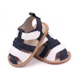 Sandalute bleumarine cu alb pentru baietei - austin (marime disponibila: 3-6