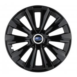 Set 4 capace roti, potrivite jantelor de r14, pentru subaru, model delta negru