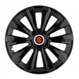 Set 4 capace roti, potrivite jantelor de r14, pentru suzuki, model delta negru