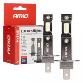 Set 2 becuri led auto hybrid h1 seria 6000k canbus 60w amio-04112