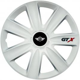 Set 4 capace roti gtx alb r16, compatibil cu mini