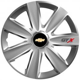 Set 4 capace roti gtx gri r17, pentru chevrolet
