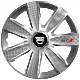 Set 4 capace roti gtx gri r17, pentru dacia