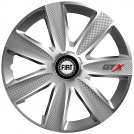Set 4 capace roti gtx gri r17, pentru fiat