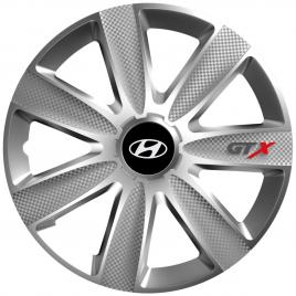 Set 4 capace roti gtx gri r17, pentru hyundai