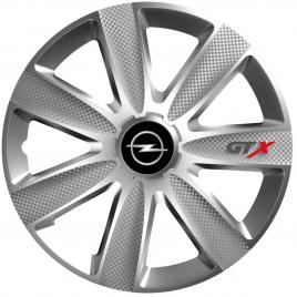 Set 4 capace roti gtx gri r17, pentru opel
