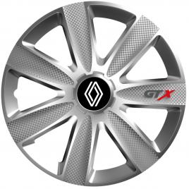 Set 4 capace roti gtx gri r17, pentru renault nou