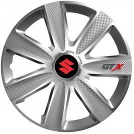 Set 4 capace roti gtx gri r17, pentru suzuki