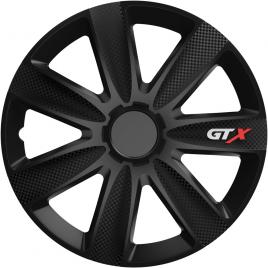 Set 4 capace roti gtx carbon negru r15
