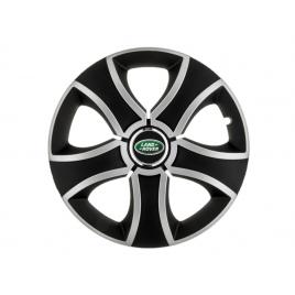 Set 4 capace roti bis gri-negru r16 pentru gama auto land rover