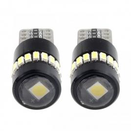 Set becuri canbus 18smd 3014 + 1smd 1smd t10 w5w alb 12v/24v