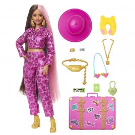 Barbie extra fly papusa barbie bruneta in safari