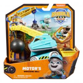 Patrula catelusilor rubble and crew motor si tractorul cu bila de demolare