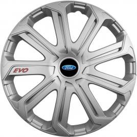 Set 4 capace roti evo gri r16, pentru ford