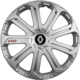 Set 4 capace roti evo gri r16, pentru renault nou