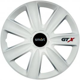 Set 4 capace roti gtx alb r16, compatibil cu smart