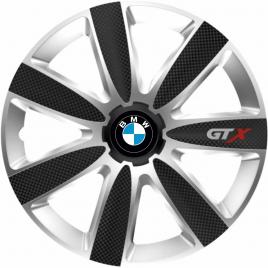 Set 4 capace roti gtx carbon gri-negru r17, pentru bmw