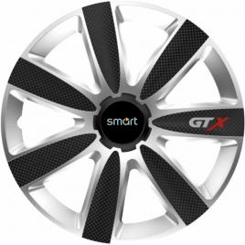 Set 4 capace roti gtx carbon gri-negru r17, pentru smart